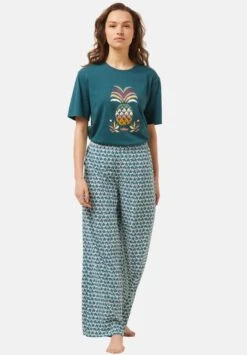 ETAM Baldellia - Bas De Pyjama - Bleu Turquoise