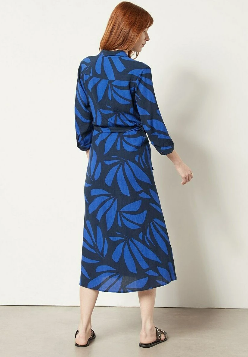 ETAM Ginette - Robe Chemise - Bleu Marine 2 ETAM Ginette - Robe Chemise - Bleu Marine – Image 2