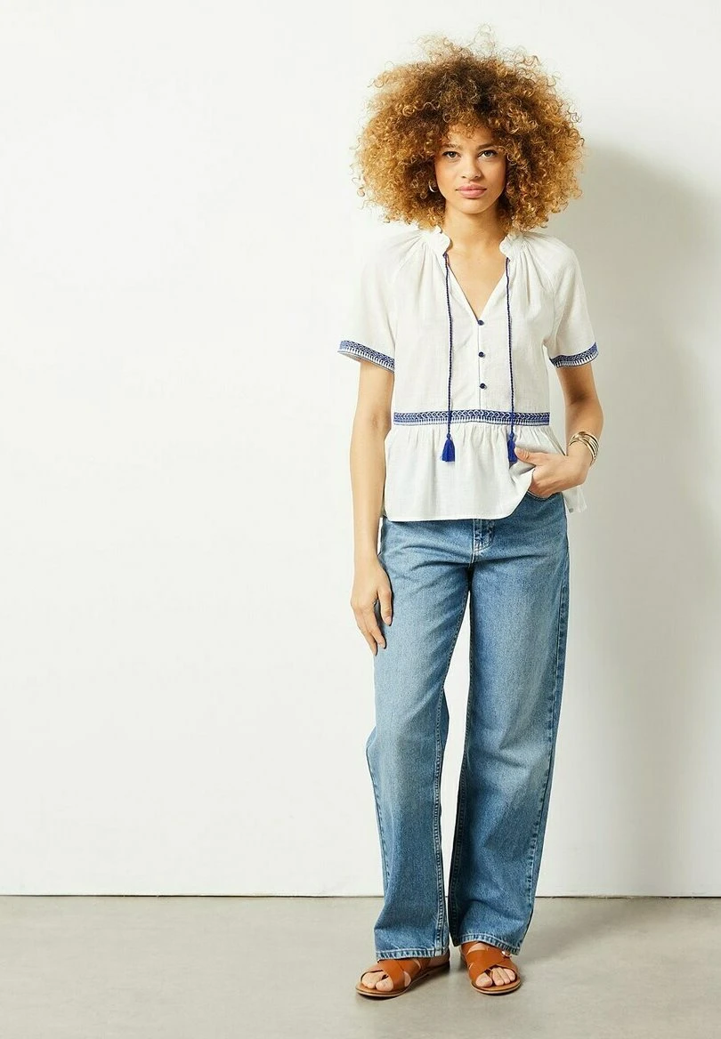 ETAM Gary - Blouse - Blanc 2 ETAM Gary - Blouse - Blanc – Image 2