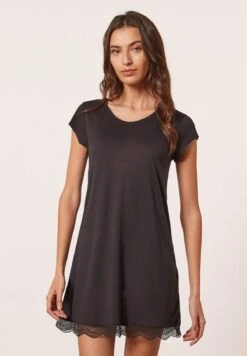 ETAM Warm Day - Chemise De Nuit / Nuisette - Noir