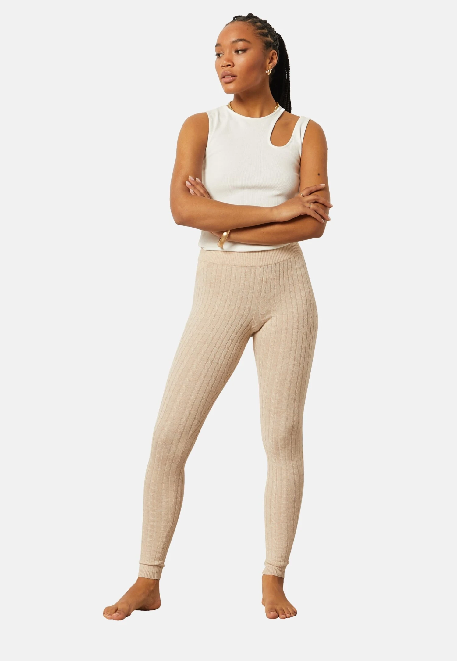 ETAM Legging - Beige 2 ETAM Legging - Beige – Image 2