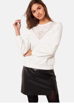 ETAM Pinda - Sweatshirt - Ecru
