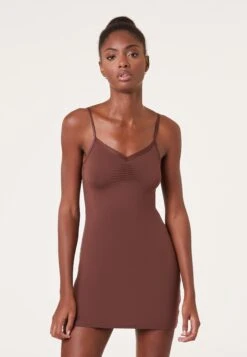 ETAM Warm Me Up - Chemise De Nuit / Nuisette - Marron