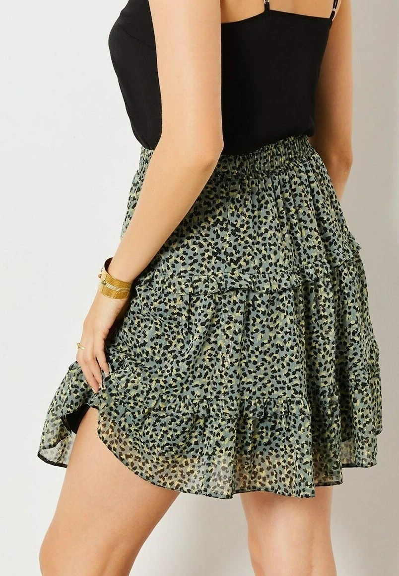 ETAM Maria - Jupe Trapèze - Vert 3 ETAM Maria - Jupe Trapèze - Vert – Image 3