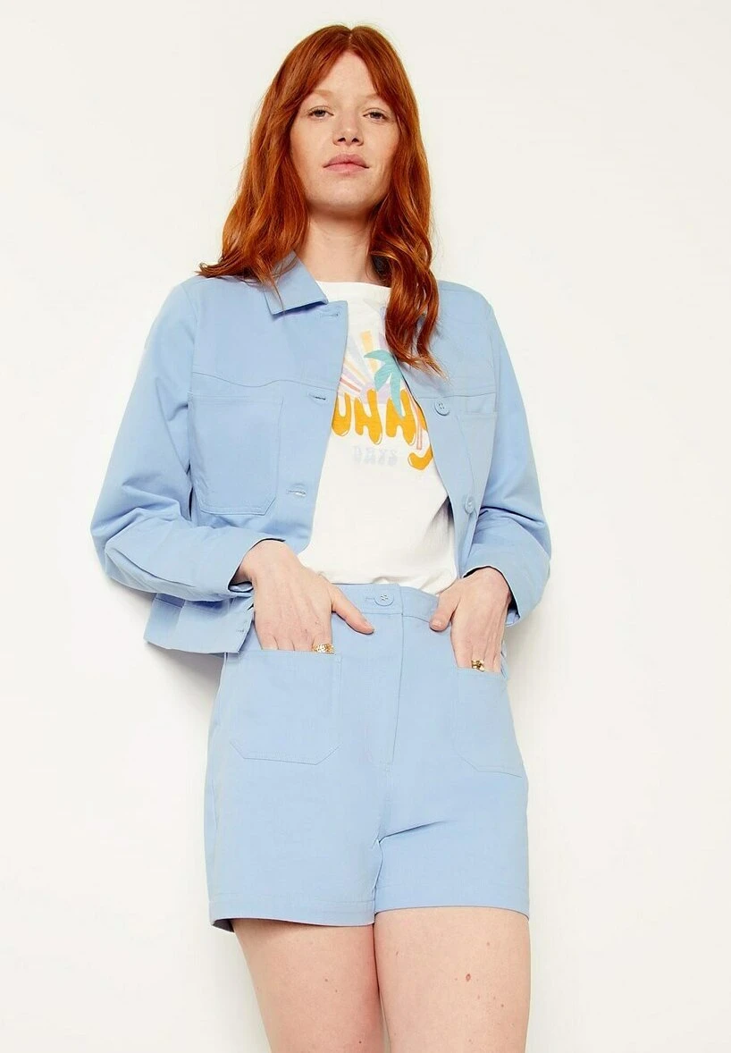 ETAM Swan - Veste Légère - Bleu Ciel 1 ETAM Swan - Veste Légère - Bleu Ciel