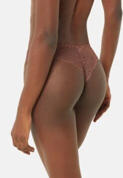 ETAM Idole - String - Marron Chocolat -Etam 82abeeda37fe46789036edeecbd95052