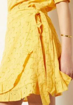 ETAM Cassie - Jupe Portefeuille - Jaune -Etam 831d2299cca24f7e84a8756349d20b0c