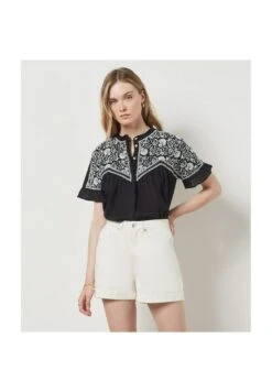 ETAM Mao - Blouse - Noir