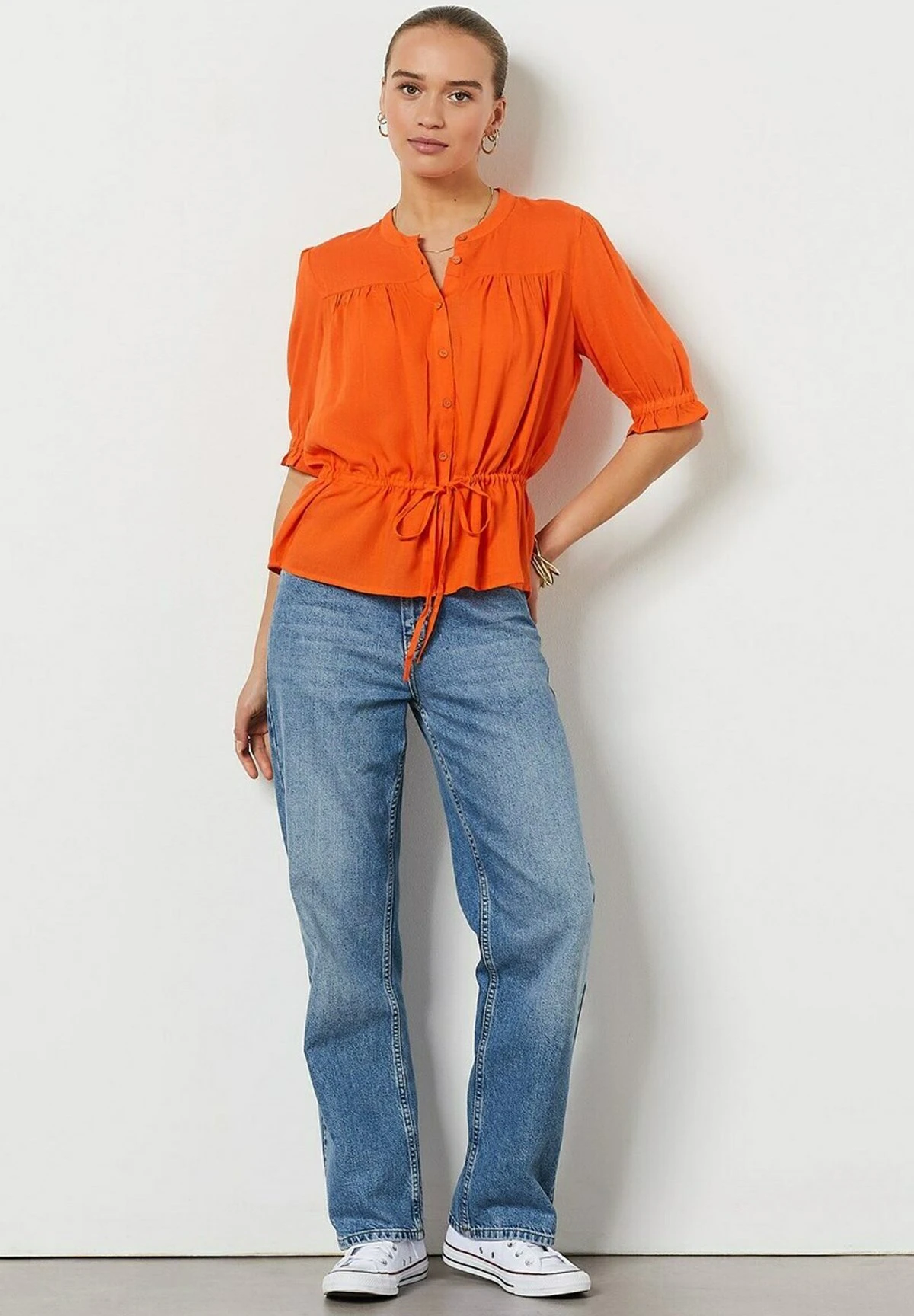 ETAM Fendo - Blouse - Corail 2 ETAM Fendo - Blouse - Corail – Image 2