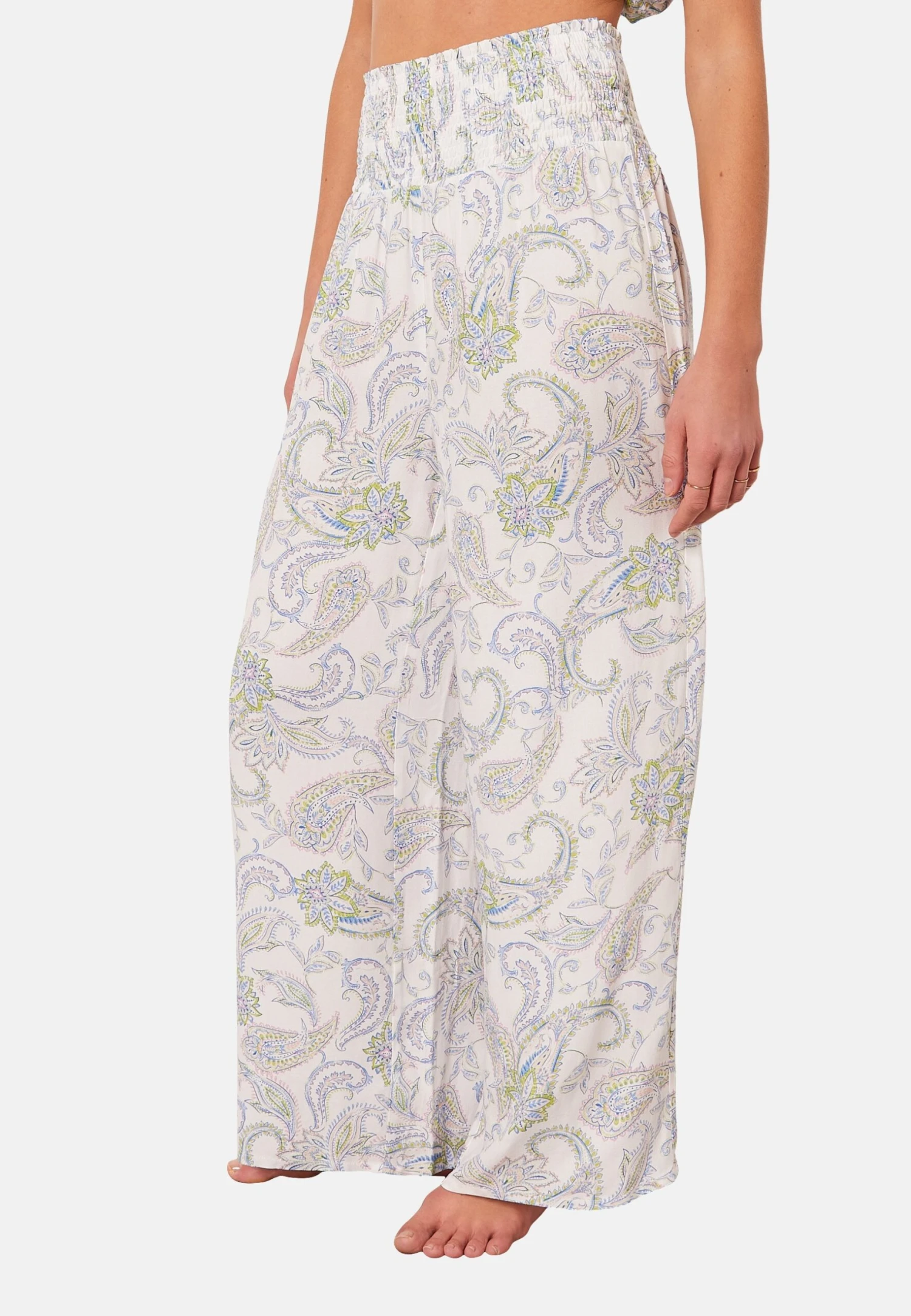 ETAM Paisley - Bas De Pyjama - Ecru 1 ETAM Paisley - Bas De Pyjama - Ecru