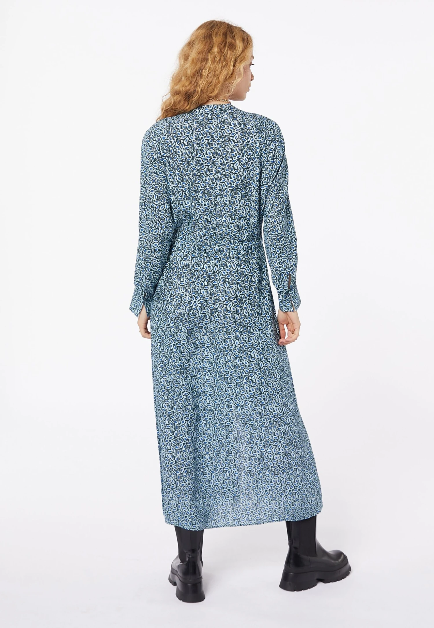 ETAM Emia - Robe Chemise - Bleu Marine 3 ETAM Emia - Robe Chemise - Bleu Marine – Image 3