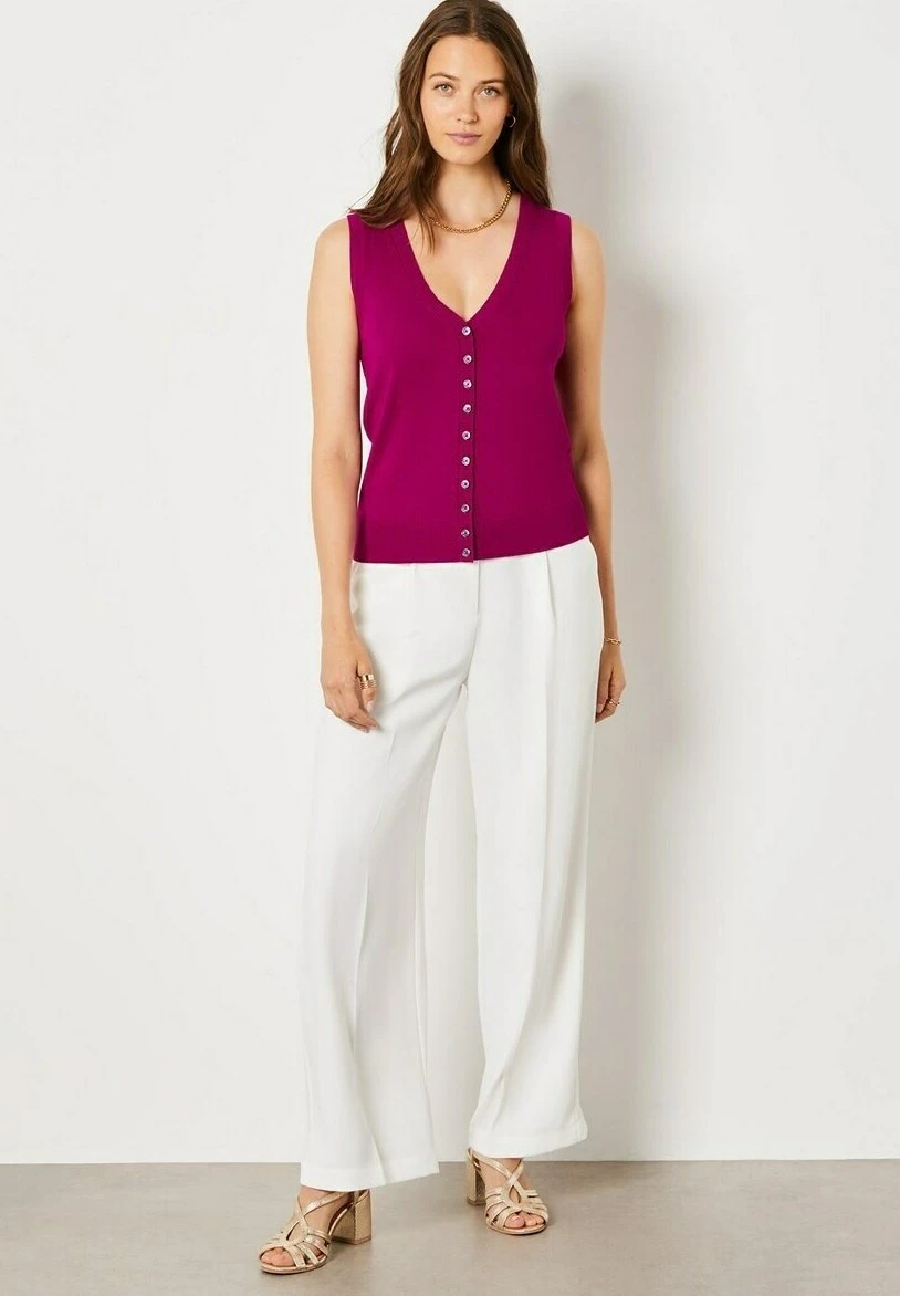 ETAM Criss - Gilet - Rouge Pourpre 2 ETAM Criss - Gilet - Rouge Pourpre – Image 2