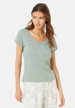 ETAM Lohane - Haut De Pyjama - Vert