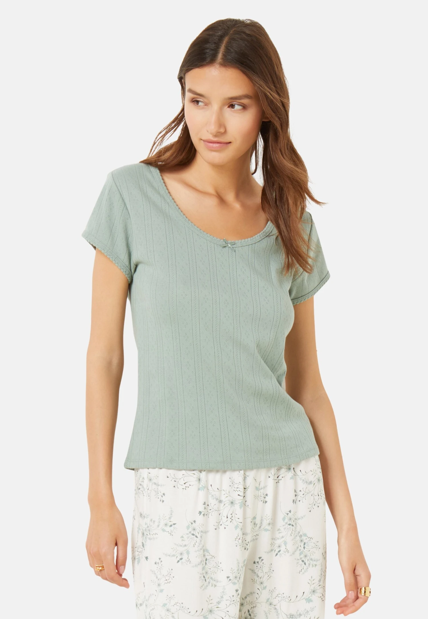 ETAM Lohane - Haut De Pyjama - Vert 1 ETAM Lohane - Haut De Pyjama - Vert