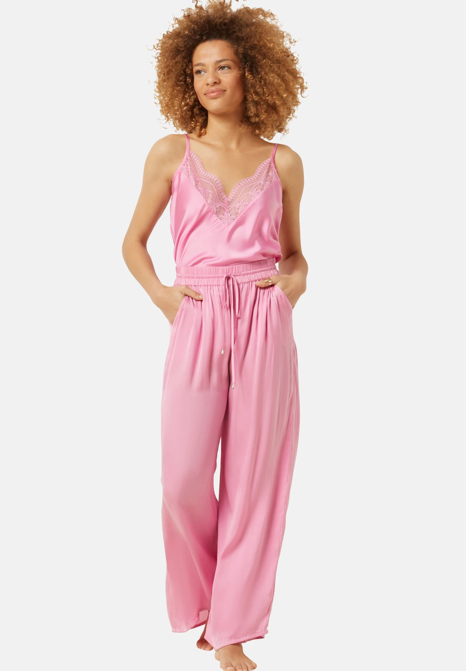 ETAM Serenade - Haut De Pyjama - Rose Pâle 2 ETAM Serenade - Haut De Pyjama - Rose Pâle – Image 2