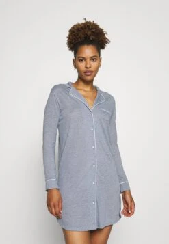 ETAM Warm Day Liquette - Chemise De Nuit / Nuisette - Marine