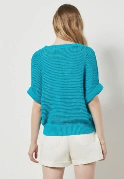 ETAM Crew - T-Shirt Basique - Bleu Ciel -Etam 9622dc396207449bbe63924c99d660b3