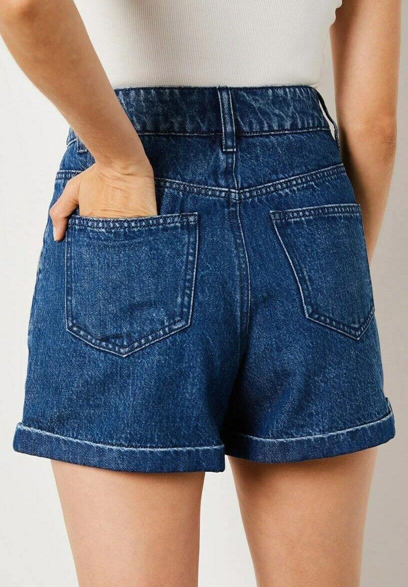 ETAM Dallas - Short En Jean - Bleu Roi 2 ETAM Dallas - Short En Jean - Bleu Roi – Image 2