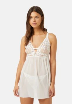 ETAM Somptueuse Nuisette - Chemise De Nuit / Nuisette - Blanc