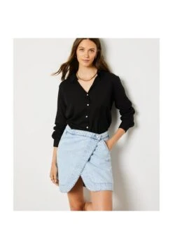 ETAM Jupe Trapèze - Bleu Ciel