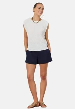 ETAM Aminat - T-Shirt Basique - Ecru