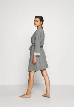 ETAM Warm Day Deshabille - Peignoir - Gris -Etam a0a18808f3284e399bdae43f44eab096