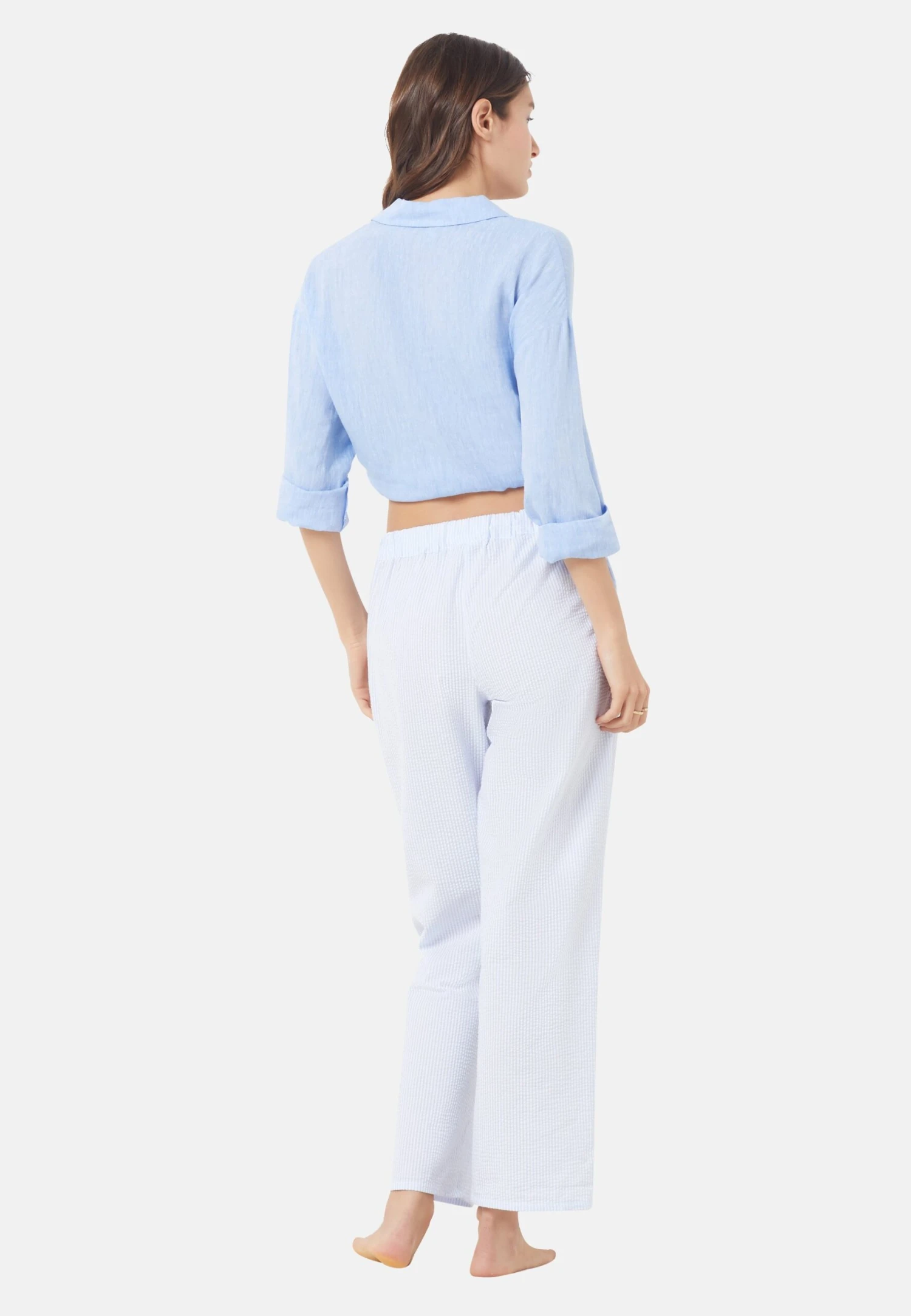 ETAM Joanna - Bas De Pyjama - Bleu Ciel 3 ETAM Joanna - Bas De Pyjama - Bleu Ciel – Image 3