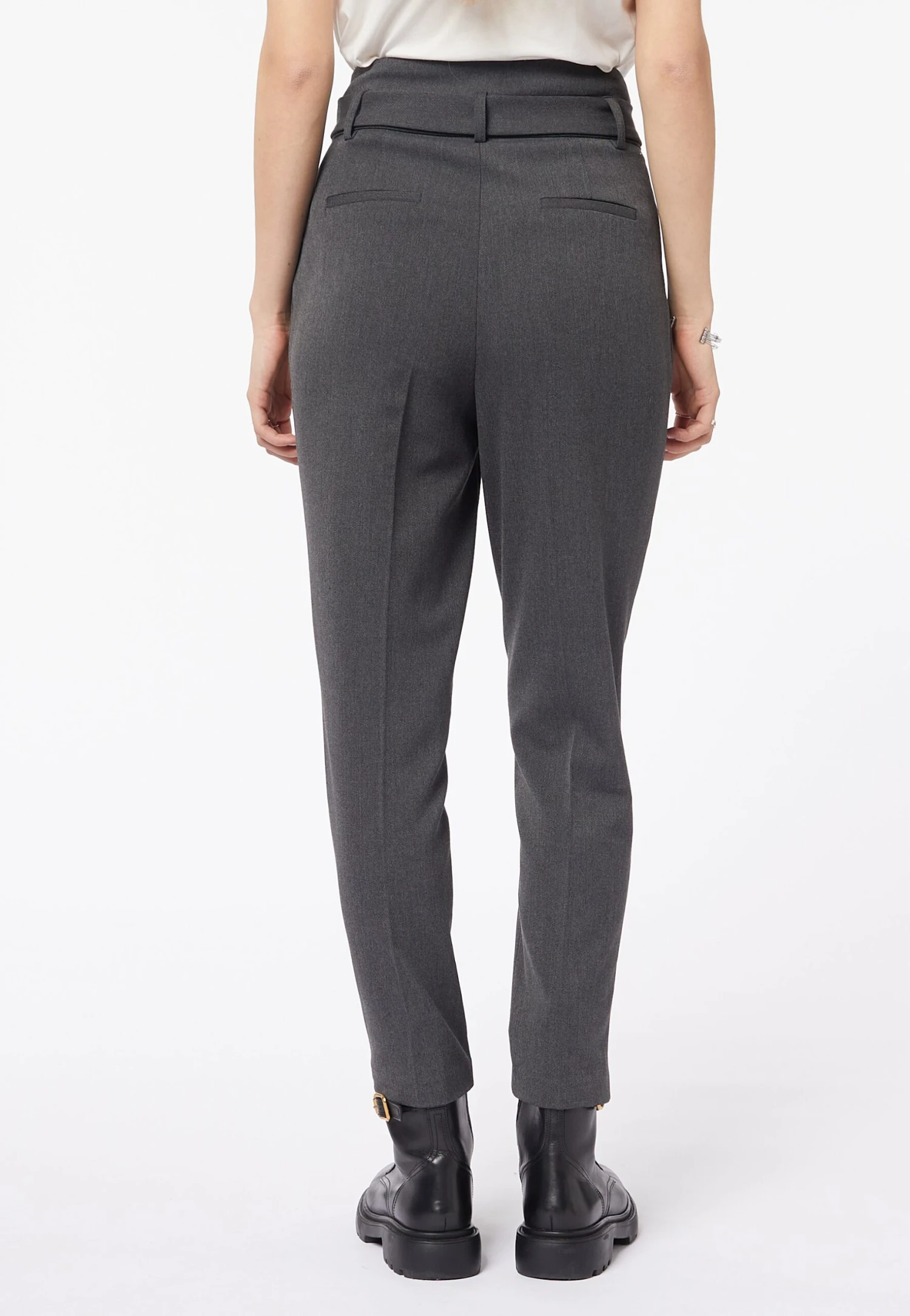 ETAM Stephanie - Pantalon Classique - Gris Anthracite 3 ETAM Stephanie - Pantalon Classique - Gris Anthracite – Image 3