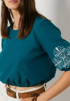 ETAM Leonce - Blouse - Bleu Turquoise -Etam a8a0c82e3b8145f6853ce2f3e77c72e7