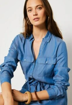 ETAM Marlo - Robe En Jean - Bleu -Etam ab65694ea87b462fa8deb62b31bbdd8e