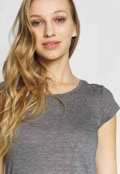 ETAM Warm Day Big - Chemise De Nuit / Nuisette - Gris -Etam ac55875fd3334d85ad435330e4b7f3ae