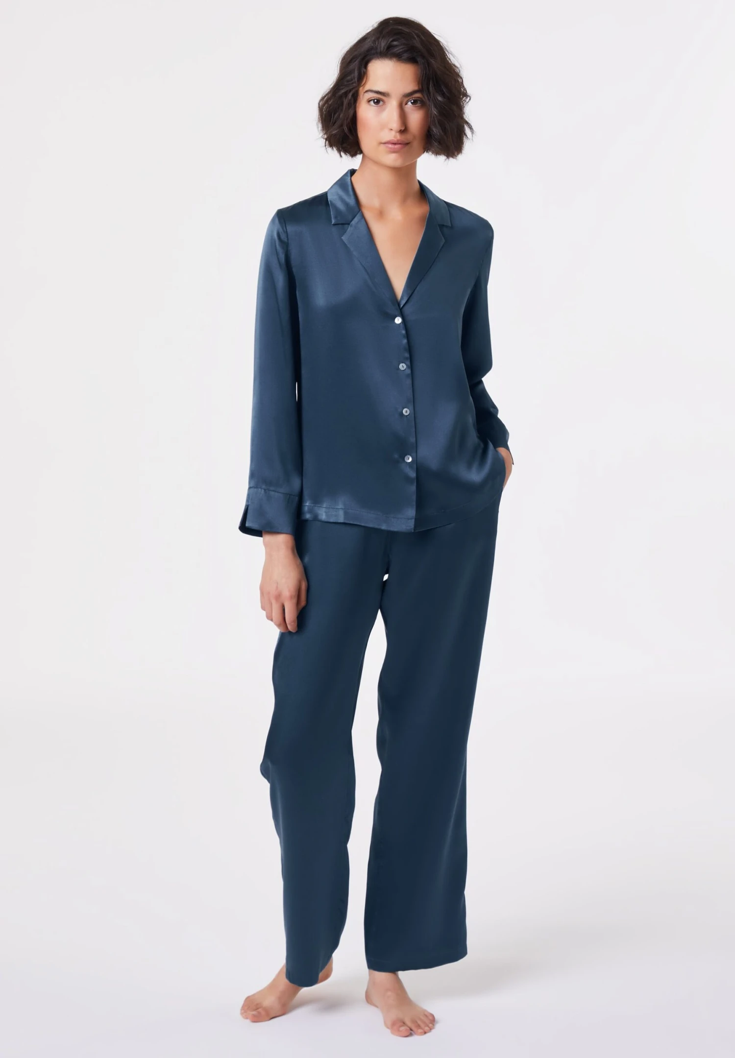 ETAM Pearly - Bas De Pyjama - Blue Petrol 2 ETAM Pearly - Bas De Pyjama - Blue Petrol – Image 2