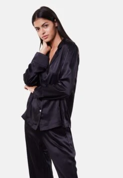 ETAM Pearly - Haut De Pyjama - Noir -Etam afb7e1fba1c6426aa70d024256a4c600