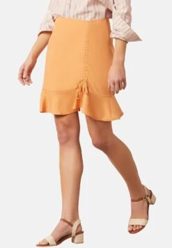 ETAM Candice - Jupe Trapèze - Jaune