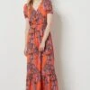 ETAM Felicita - Robe Longue - Corail
