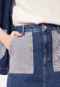 ETAM Digne - Jupe En Jean - Bleu -Etam b3d9bae63cd74717884b4c4b1164d54b