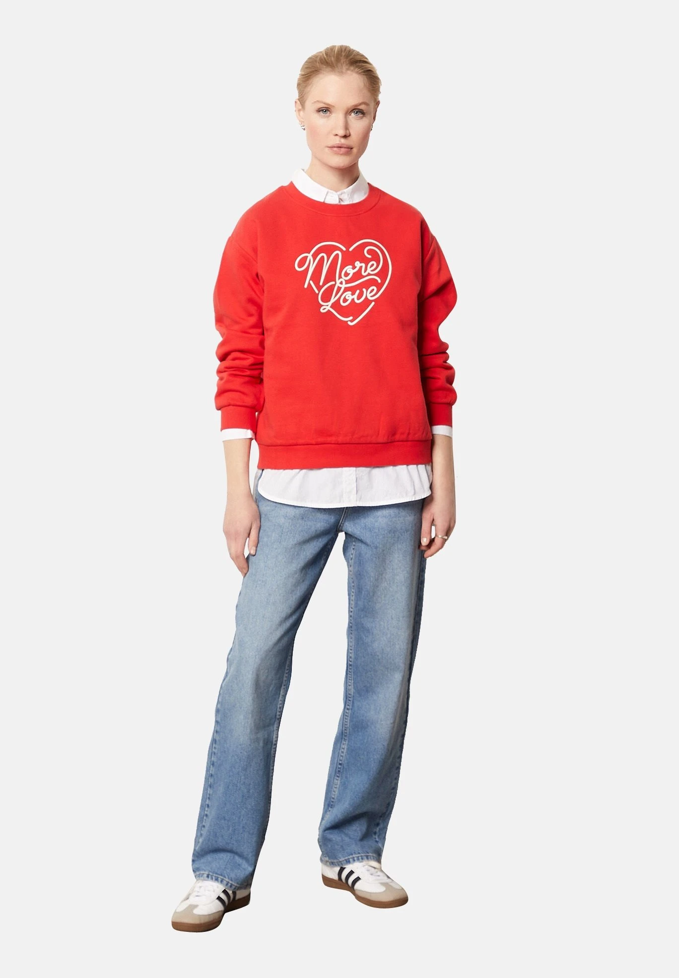 ETAM Pasita - Sweatshirt - Rouge 2 ETAM Pasita - Sweatshirt - Rouge – Image 2