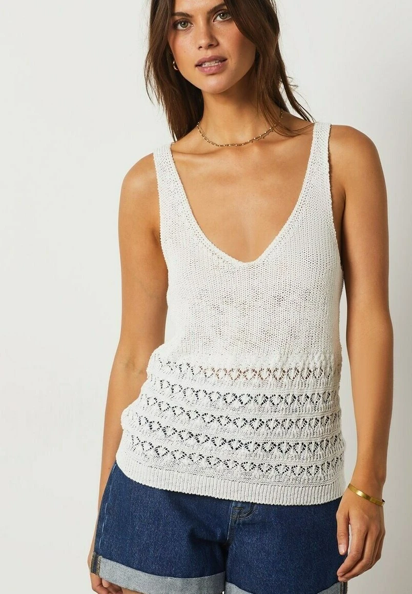 ETAM Cassandra - Débardeur - Ecru 1 ETAM Cassandra - Débardeur - Ecru