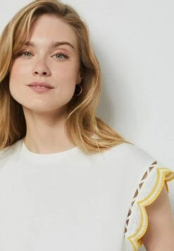 ETAM Tabita - T-Shirt Imprimé - Ecru -Etam bafe50b479db4186b87c889f7b8e4f43