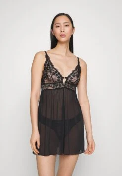 ETAM Somptueuse Nuisette - Chemise De Nuit / Nuisette - Black
