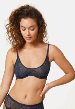 Etam 37 ETAM Flexi Lace - Soutien-Gorge À Balconnet - Navy Blue