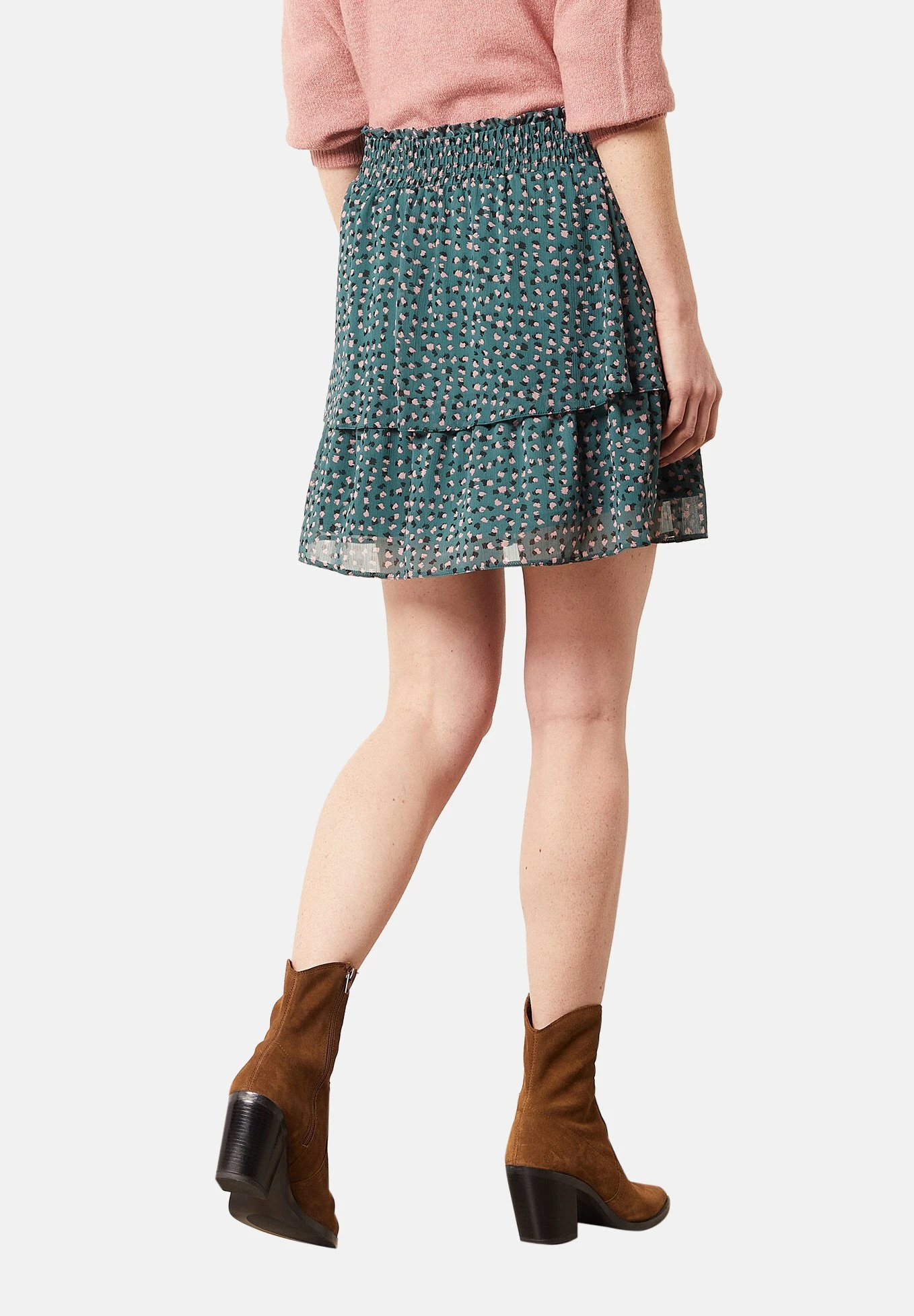 ETAM Bonnu - Jupe Trapèze - Vert 2 ETAM Bonnu - Jupe Trapèze - Vert – Image 2