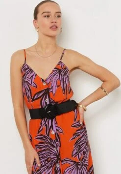 ETAM Felixa - Robe Longue - Corail -Etam c2ca8889b1634b7290f82dec350f998d