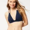 ETAM Shinny - Haut De Bikini - Navy Blue