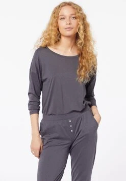 ETAM Gam - Haut De Pyjama - Gris Anthracite