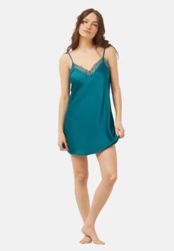 ETAM Sentiment - Chemise De Nuit / Nuisette - Bleu/Turquoise