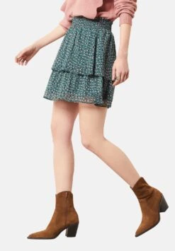 ETAM Bonnu - Jupe Trapèze - Vert