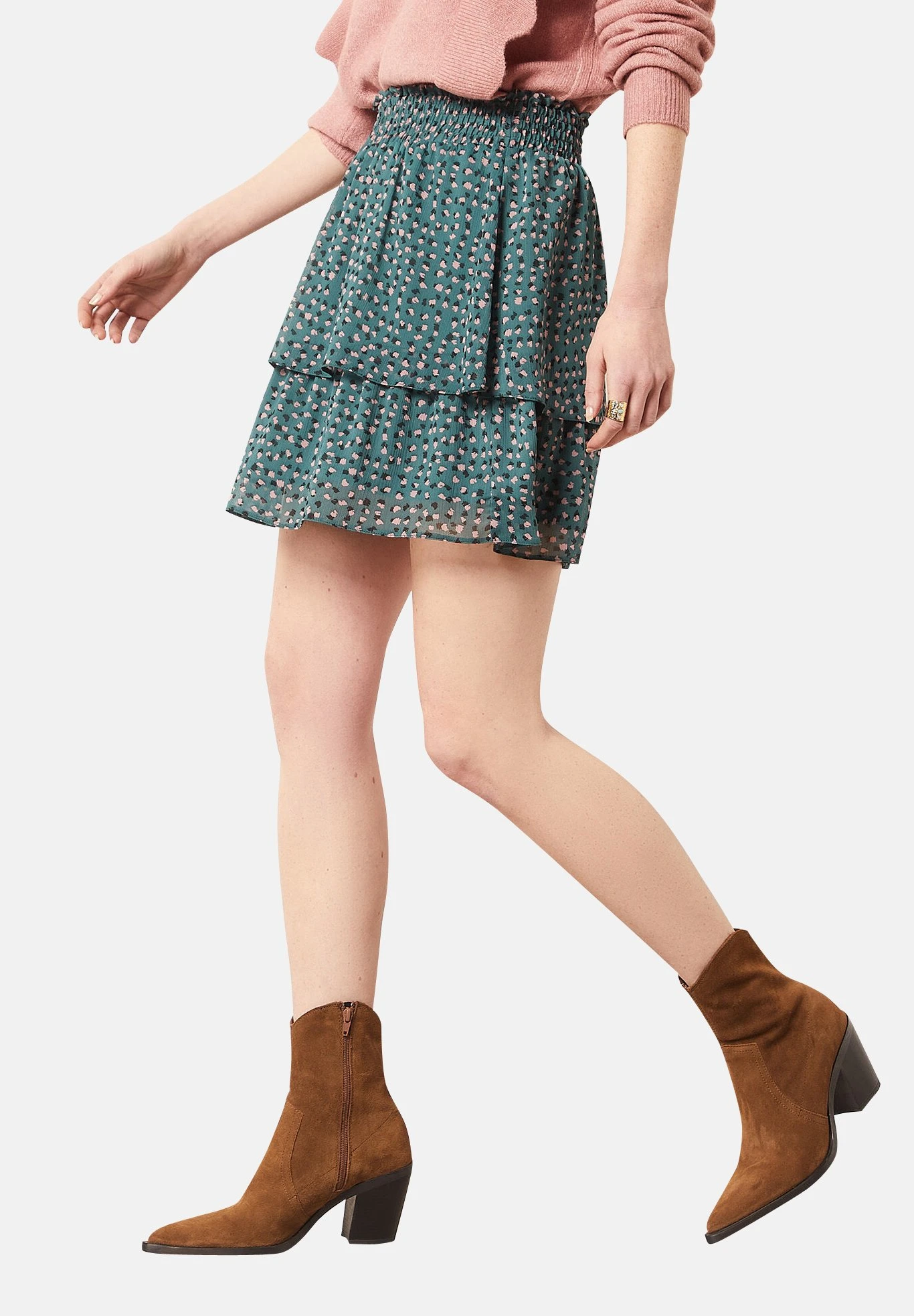 ETAM Bonnu - Jupe Trapèze - Vert 1 ETAM Bonnu - Jupe Trapèze - Vert