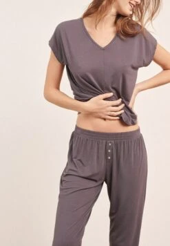 ETAM Haut De Pyjama - Anthracite -Etam d2a6b889c3414233864bef3aa6e19fe3