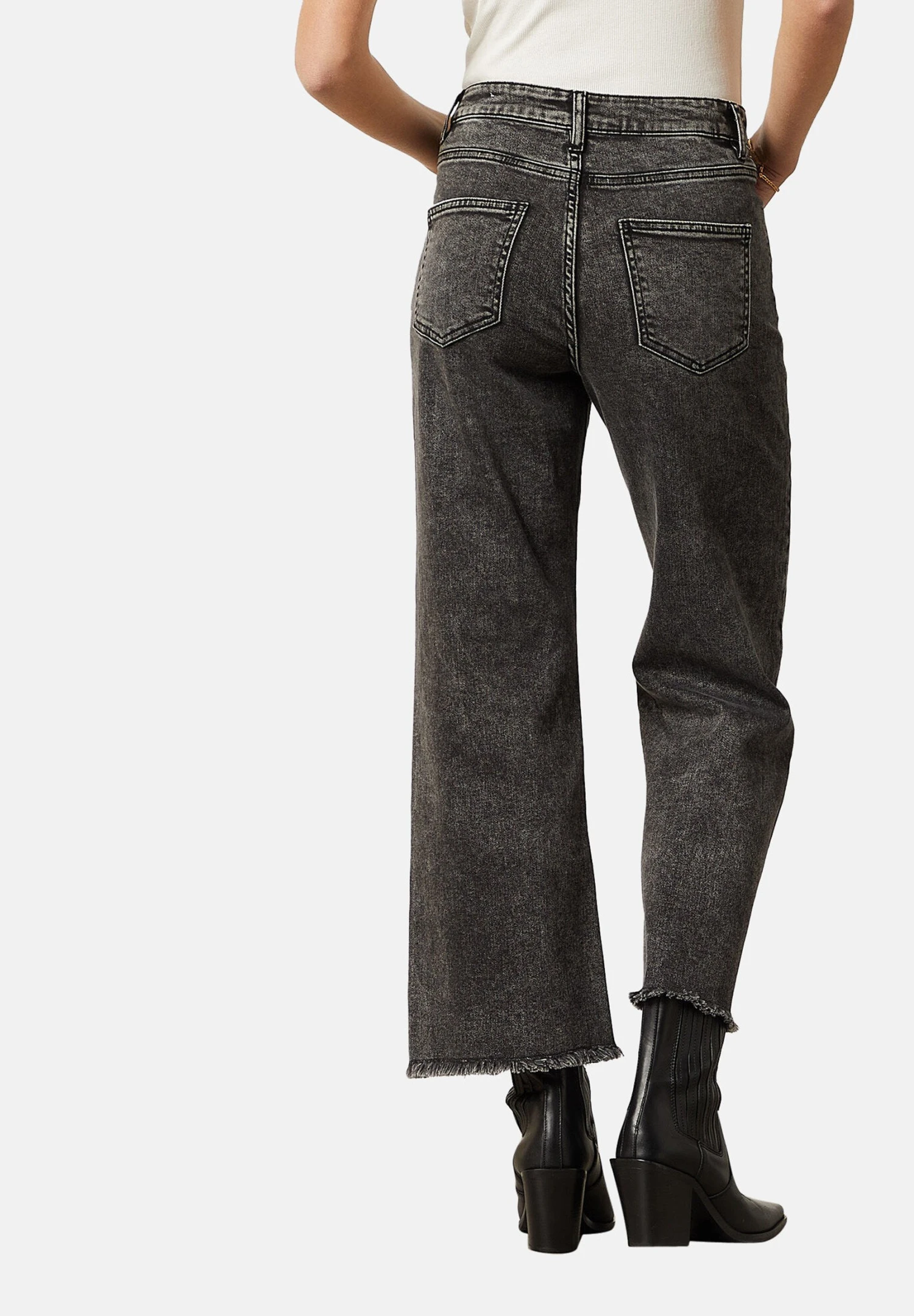 ETAM Dada - Jean Flare - Gris Anthracite 3 ETAM Dada - Jean Flare - Gris Anthracite – Image 3